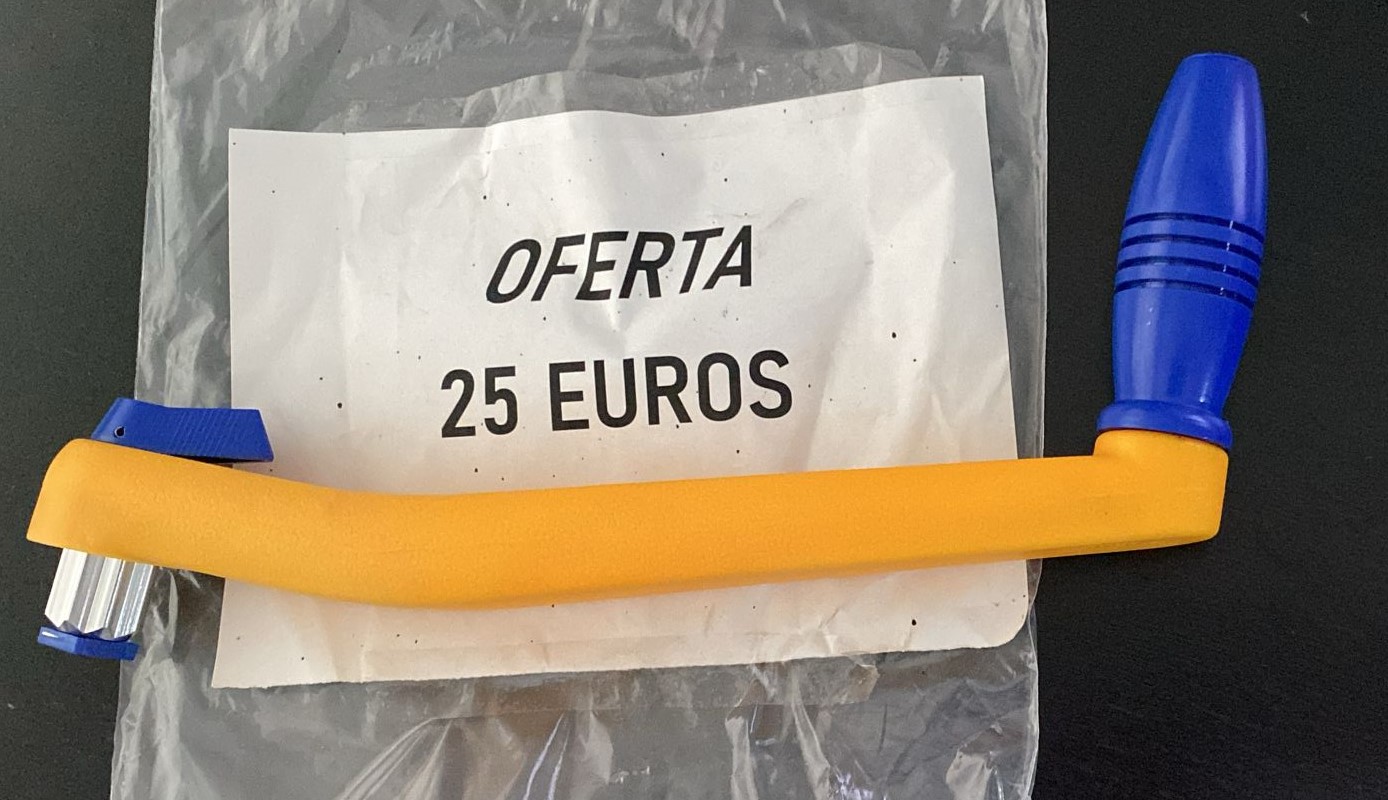 foto maneta de winche